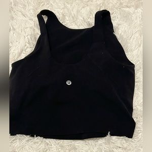 Black Lululemon High-Neck Align Tank
